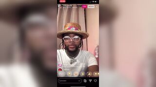 WHITE GIRL GROUPIE PUTS ON a SHOW FOR RAPPER GOLD GAD ON INSTAGRAM LIVE