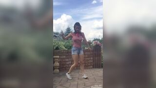 TikTok Teen Braless Dancing Shuffle Bouncing Tits Jiggle #10