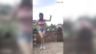 TikTok Teen Braless Dancing Shuffle Bouncing Tits Jiggle #10