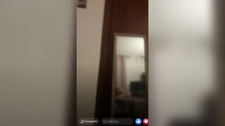 girl records live on facebook fucking