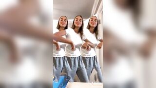 TikTok Hot Teen No Bra Braless Dancing Saggy Tits