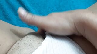 White Panties Sexy Fat Pussy POV