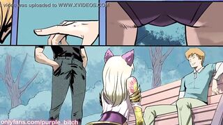 Commix: He won Purple Bitch's holes Anal DP Cosplay follow link!