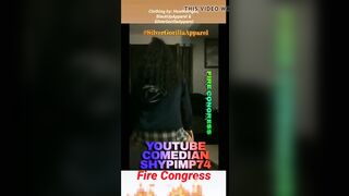 YouTube Comedian ShyPimp74 Fire Congress