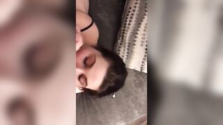 S Baby Swallows her first Cumshot and Guzzled it