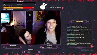 Twitch Streamer Etole11's Girlfriend gives him Head and Gets Caught out