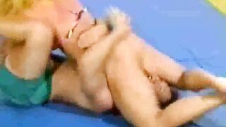 mixed wrestling with a strong fbb youtube