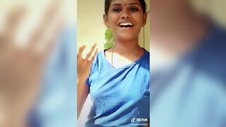 Tamil hot girl tiktok video mistakely without inner(nipples)