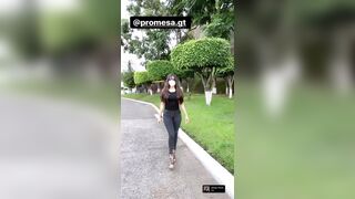 Dayane rivas caminando culo chapina para coger