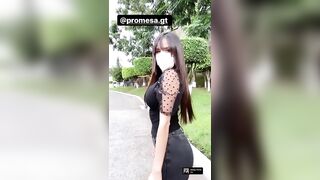 Dayane rivas caminando culo chapina para coger