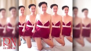 Five Beautiful Girls (video Illusion) are Dancing for You. they Lure you to become my Friend, Watch