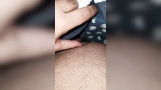 Step Mom Challenge Step Son not Cumming but he Failed and Cum on her Hands