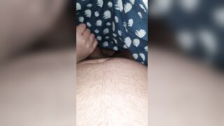 Step Mom Challenge Step Son not Cumming but he Failed and Cum on her Hands