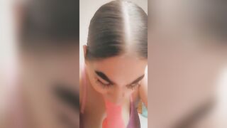 Slut Sloppy Sucking Hot Pink Dildo TEASER