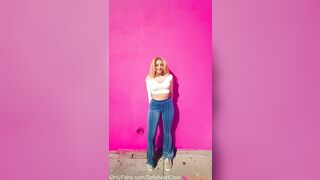 Tik Tok Insta Teen Blonde Model Sucking