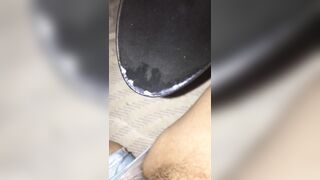 DDLG GETS HORNY WATCHING ANIME AND FUCKS SPATULA!!