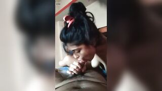 Desi Sweet Blowjob and tigh pussy play with big desi cock