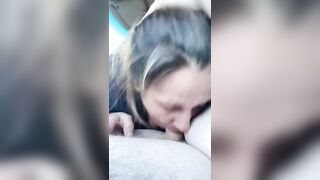 Mature hooker blowjob in car