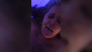 Cum Shot on Sheila's Belly