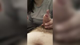 Dirty Talking British Slut Wife Gives Blowjob