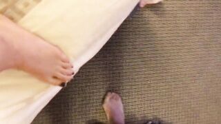 Old man fucking busty blonde 24 year old in hotel