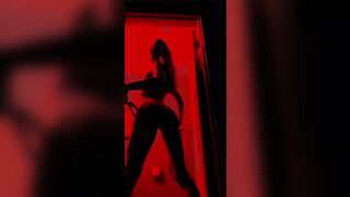 Reddit Girl does NSFW Silhouette Challenge for Tiktok