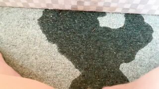 Cumming & Peeing on the Carpet