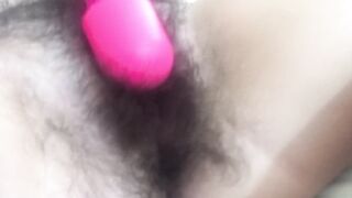 Closeup Solo Masturbation with Magic Wand Vibrator ending in Shaking Orgasm