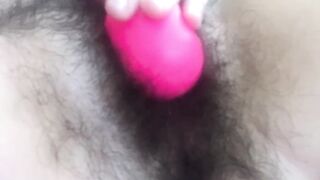 Closeup Solo Masturbation with Magic Wand Vibrator ending in Shaking Orgasm