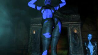 Mass Effect Asari dance twerk