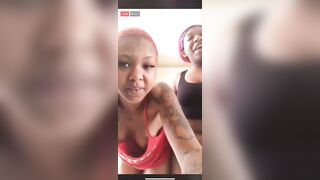 Facebook Live Thot Doesn’t know her Tits are out