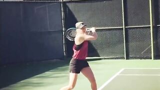 Maria Sharapova practice from instagram