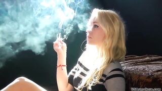 Smoking fetish compilation of the beautiful Mayze