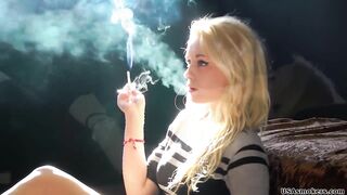 Smoking fetish compilation of the beautiful Mayze