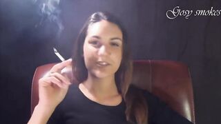 The gorgeous Noah smoking sexy