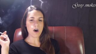 The gorgeous Noah smoking sexy