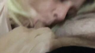 BBW Cougar Slut swallows cuM