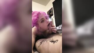 Pink Hair Dick Suck