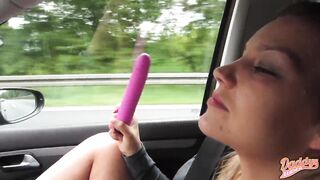 Orgasm on the highway!!! l DADDY’S SLUT