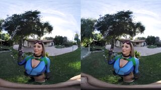 Horny Curvy Teen Kayley Gunner is Cammy from STREET FIGHTER V a XXX PARODY