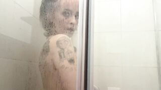 Raw Hot Shower Pounding with Big Ass up Close POV