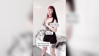 I got BANNED from TIK TOK Nude Compilation Persephone Pink