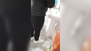 Step Mom Fuck and Creampie in Bathroom with Step Son while People are Home (INTENSE ORGASM Fuck)