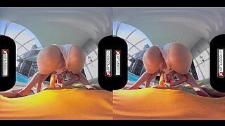 VR Porn Cosplay Step Sister 5th Element POV and 69 Blowjob VR CosplayX