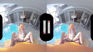 VR Porn Cosplay Step Sister 5th Element POV and 69 Blowjob VR CosplayX