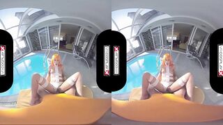 VR Porn Cosplay Step Sister 5th Element POV and 69 Blowjob VR CosplayX