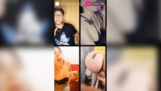 Live sex on Instagram part 1