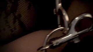 Bound slut slave tied gag spread pussy cum non tit face milf