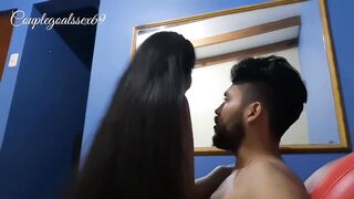 Part 3 - 18 Year old Latina Loves Riding my Big Thick Cock while I Suck her Tits