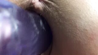 Extreme Close up Dildo Fuck